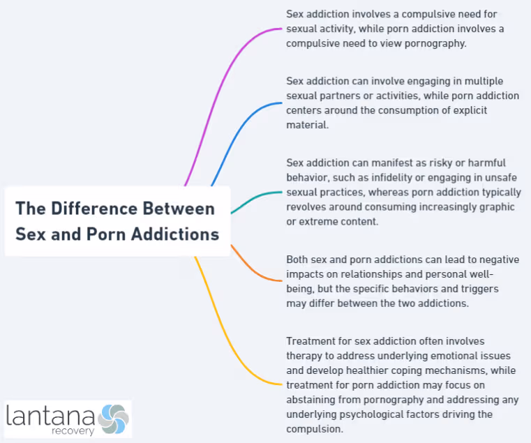 The Difference Between Sex and Porn Addictions